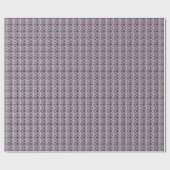 Papier Cadeau Enveloppe cadeau - Motif de courtepointe violet (Plat)