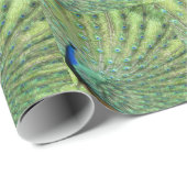 Papier Cadeau Enveloppe cadeau - Peacock (carrelé) (Coin rond)