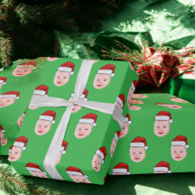 Enveloppe cadeau Père Noël personnalisée, visage