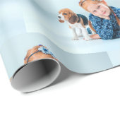 Papier Cadeau Enveloppe cadeau photo personnalisée (Coin rond)