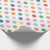 Papier Cadeau Enveloppe cadeau points colorés (Coin)
