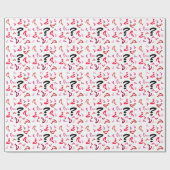 Papier Cadeau Enveloppe cadeau - Points d'interrogation en rouge (Plat)