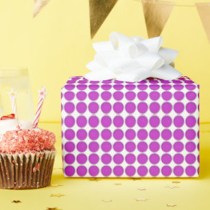 Papier Cadeau Enveloppe cadeau - Points violets