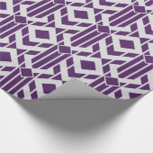Papier Cadeau Enveloppe cadeau pour bandes violettes et grises e (Coin)