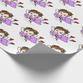 Papier Cadeau Enveloppe cadeau pour vol aux fées violettes (Coin)