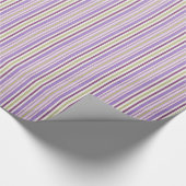Papier Cadeau Enveloppe cadeau rayée multicolore (Coin)