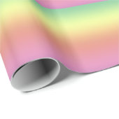 Papier Cadeau Enveloppe cadeau - Rayures arc-en-ciel (Coin rond)