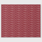 Papier Cadeau Enveloppe cadeau Red Love Infinity (Plat)