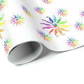 Papier Cadeau Enveloppe cadeau - Roues couleur (Coin rond)