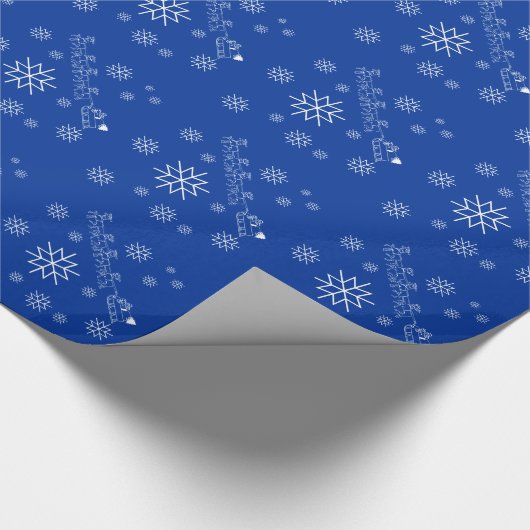 Papier Cadeau Enveloppe cadeau - Santa Clause, Sleigh, Snowflake (Coin)