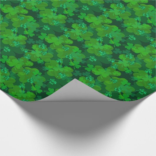 Papier Cadeau Enveloppe cadeau Shamrock de la Saint-Patrick (Coin)