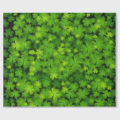 Papier Cadeau Enveloppe cadeau Shamrock irlandais (Plat)