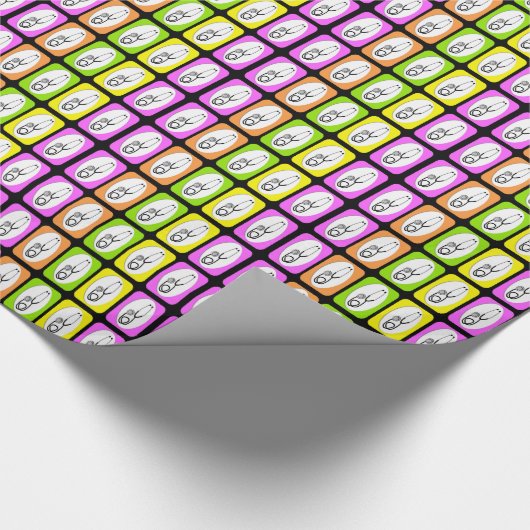 Papier Cadeau Enveloppe Cadeau Stethoscope Médicale Citrus (Coin)