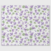 Papier Cadeau Enveloppe cadeau Sucré Violets (Plat)