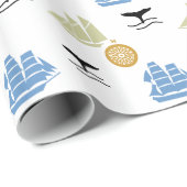 Papier Cadeau Enveloppe cadeau - Thème nautique (Coin rond)