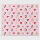 Papier Cadeau Enveloppe Cadeau Visage, Enveloppe Cadeau Photo Pe (Plat)