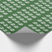 Papier Cadeau Enveloppe cadeau - White Holly Feuilles (Coin)