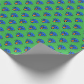 Papier Cadeau Enveloppe cadeau Wild Roar - Motif Panther Bleu (Coin)