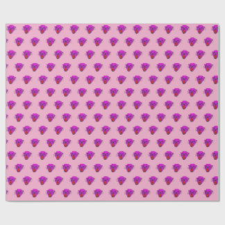 Papier Cadeau Enveloppe cadeau Wild Roar - Motif Panther rose