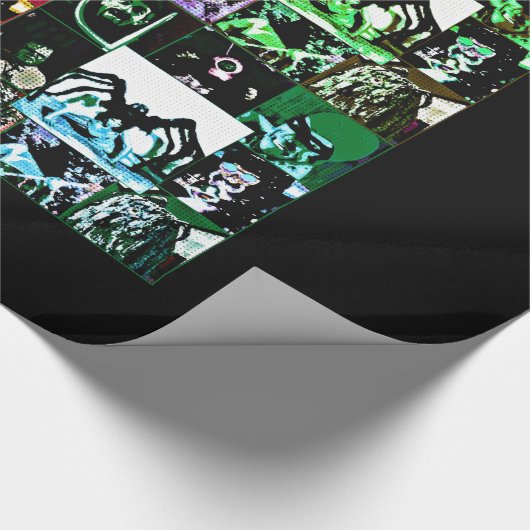 Papier Cadeau Enveloppe classique de monstre (Coin)