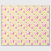 Papier Cadeau Enveloppe d'anniversaire d'âge d'Esther (Plat)