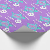 Papier Cadeau Enveloppe d'anniversaire d'âge et de nom d'art de (Coin)