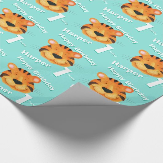 Papier Cadeau Enveloppe d'anniversaire de nom d'art de visage de (Coin)