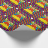 Papier Cadeau Enveloppe de cadeau avec la conception abstraite (Coin)