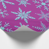 Papier Cadeau Enveloppe de cadeau congelée de flocons de (Coin)