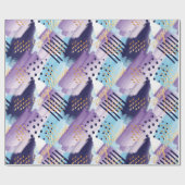 Papier Cadeau Enveloppe de cadeau d'abrégé sur couleur pour (Plat)