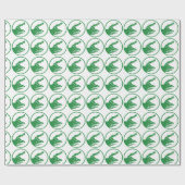 Papier Cadeau Enveloppe de cadeau d'alligator (Plat)