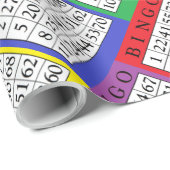 Papier Cadeau Enveloppe de cadeau de BINGO-TEST (Coin rond)