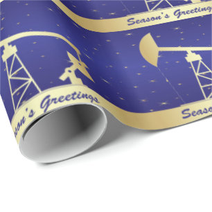 Papier Cadeau Enveloppe de cadeau de Bonnes Fêtes de Jack de