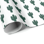 Papier Cadeau Enveloppe de cadeau de cactus (Coin rond)