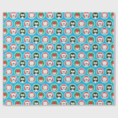 Papier Cadeau Enveloppe de cadeau de caractère de vacances (Plat)