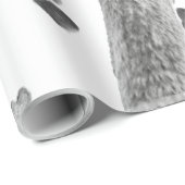 Papier Cadeau Enveloppe de cadeau de coeurs de lama (Coin rond)