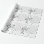 Papier Cadeau Enveloppe de cadeau de coloration de chat de<br><div class="desc">Allumage des bougies pour Chanukah -- ce minou est populaire partout dans le monde, et maintenant il est disponible pour que vous ajoutiez vos propres contacts artistiques pour un cadeau uniquement enveloppé, où l'enveloppe de cadeau est un présent en soi ! Perfectionnez pour des enfants et des adultes astucieux semblables,...</div>