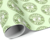 Papier Cadeau Enveloppe de cadeau de drapeau de Gallois Camo de (Coin rond)