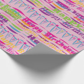 Papier Cadeau Enveloppe de cadeau de joyeux anniversaire pour (Coin)