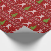 Papier Cadeau Enveloppe de cadeau de lacrosse - Noël de lacrosse (Coin)