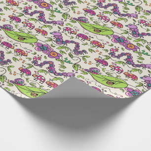 Papier Cadeau ENVELOPPE de CADEAU de Madame Bird mars
