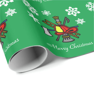 Papier Cadeau Enveloppe de cadeau de Noël de logo d'icône de