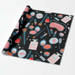 Papier Cadeau Enveloppe de cadeau de noir de motif de