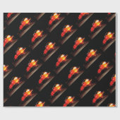 Papier Cadeau Enveloppe de cadeau de partie de moteur de train (Plat)