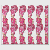 Papier Cadeau Enveloppe de cadeau de poupée d'enveloppe de tête (Plat)