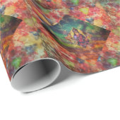 Papier Cadeau Enveloppe de cadeau de prospérité (Coin rond)