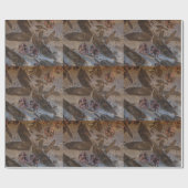 Papier Cadeau Enveloppe de cadeau de schiste de staurolite de (Plat)