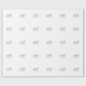 Papier Cadeau Enveloppe de cadeau de teckel (Plat)