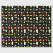 Papier Cadeau Enveloppe de cadeau de thème de soirée cinéma (Plat)