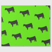 Papier Cadeau Enveloppe de cadeau de vache (Plat)